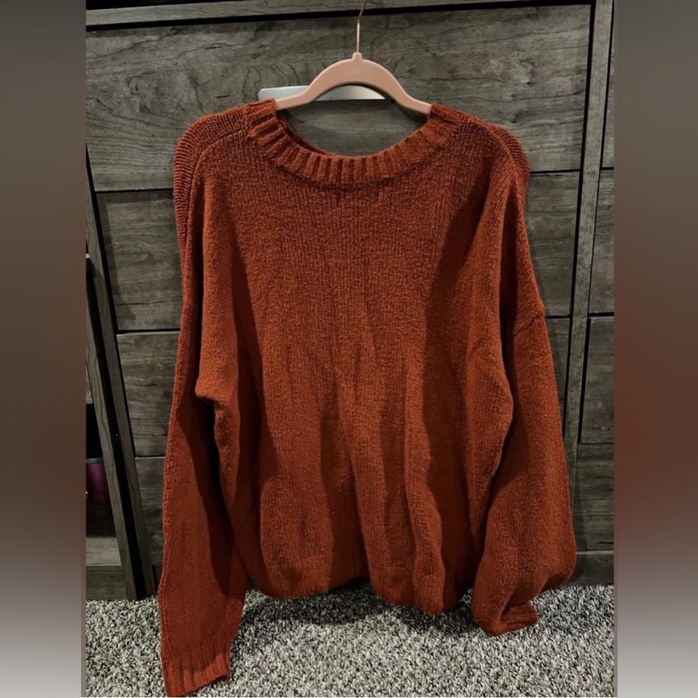 Hollister Rust Sweater